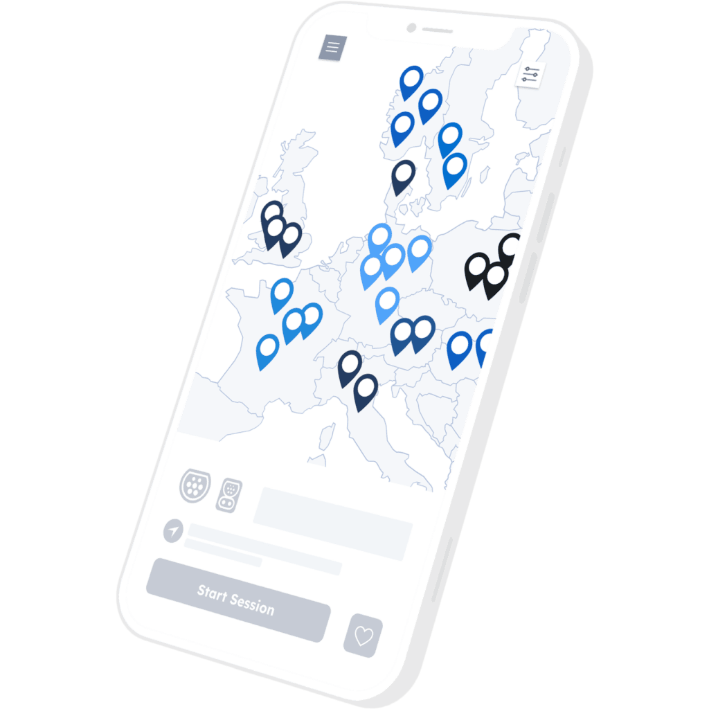 AMPECO EV roaming network app