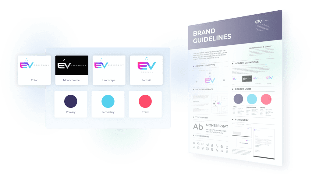 illustration of brand guidelines