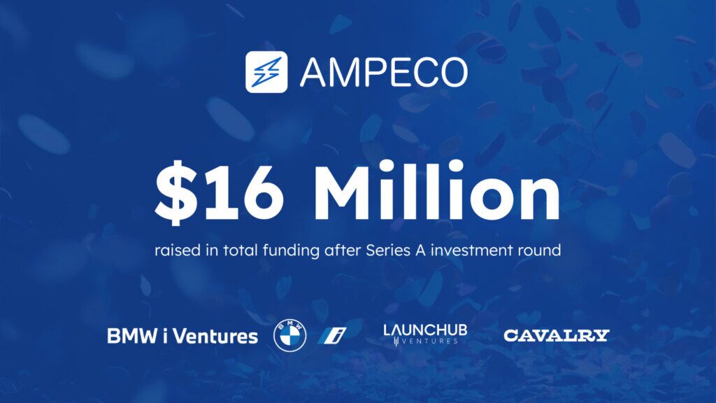 AMPECO raises $16M in funding as revenue quadruples year-on-year - We are happy to announce that AMPECO has raised a total of $16M in venture capital investment after having closed a Series A funding round of $13M led by BMW i Ventures. The funding will be used to drive further expansion into North America with a local presence while growing AMPECO’s engineering and product innovation teams.