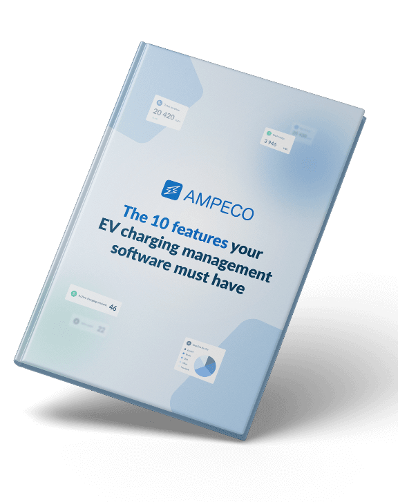 [ebook] The 10 features your EV charging management software must have landing - Capitalize on the high demand for EV charging infrastructure and services with software that can support and scale your business