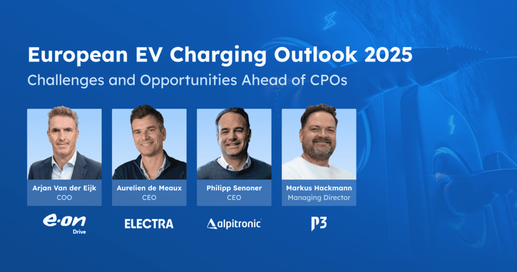 EV Charging Outlook 2025 Webinar: What's Next for European CPOs? - As the European EV charging landscape continues to evolve at breakneck speed, charge point operators face both unprecedented opportunities and complex challenges. What strategic decisions should CPOs make in 2025 to ensure sustainable growth and competitive advantage?