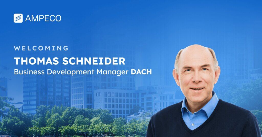 AMPECO welcomes Thomas Schneider as Business Development Manager DACH - We are happy to introduce Thomas Schneider, joining us as AMPECO’s Business Development Manager for the DACH region. Thomas will play a pivotal role in enhancing our operations within the German, Austrian and Swiss markets.